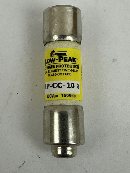 EATON BUSSMANN LOW PEAK CLASS CC FUSES LP-CC-10 LOT OF 10
