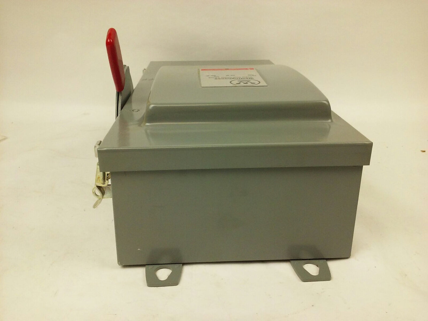 WESTINGHOUSE JHU361 H.D. SAFETY SWITCH NON FUSIBLE, 3PH, 30A, 600V, 20HP NEMA 12