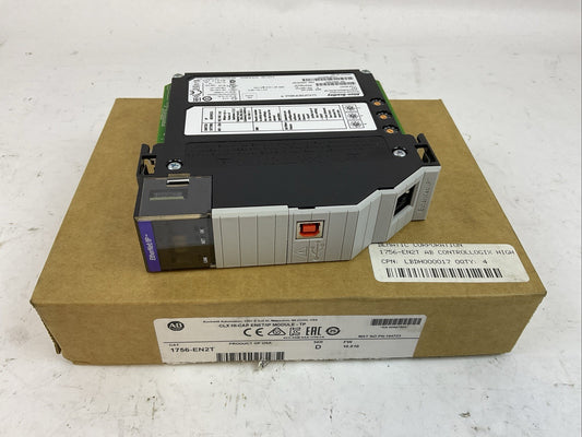 ALLEN BRADLEY 1756-EN2T SER D FW 10.010 CLX HI-CAP ENET/IP MODULE TP