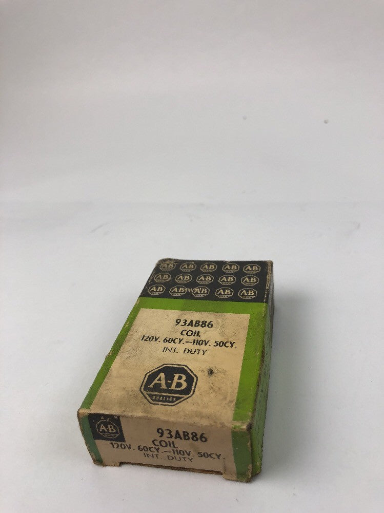 ALLEN BRADLEY 93AB86 COIL 120 V 60 CY 110 V 50 CY INT.DUTY