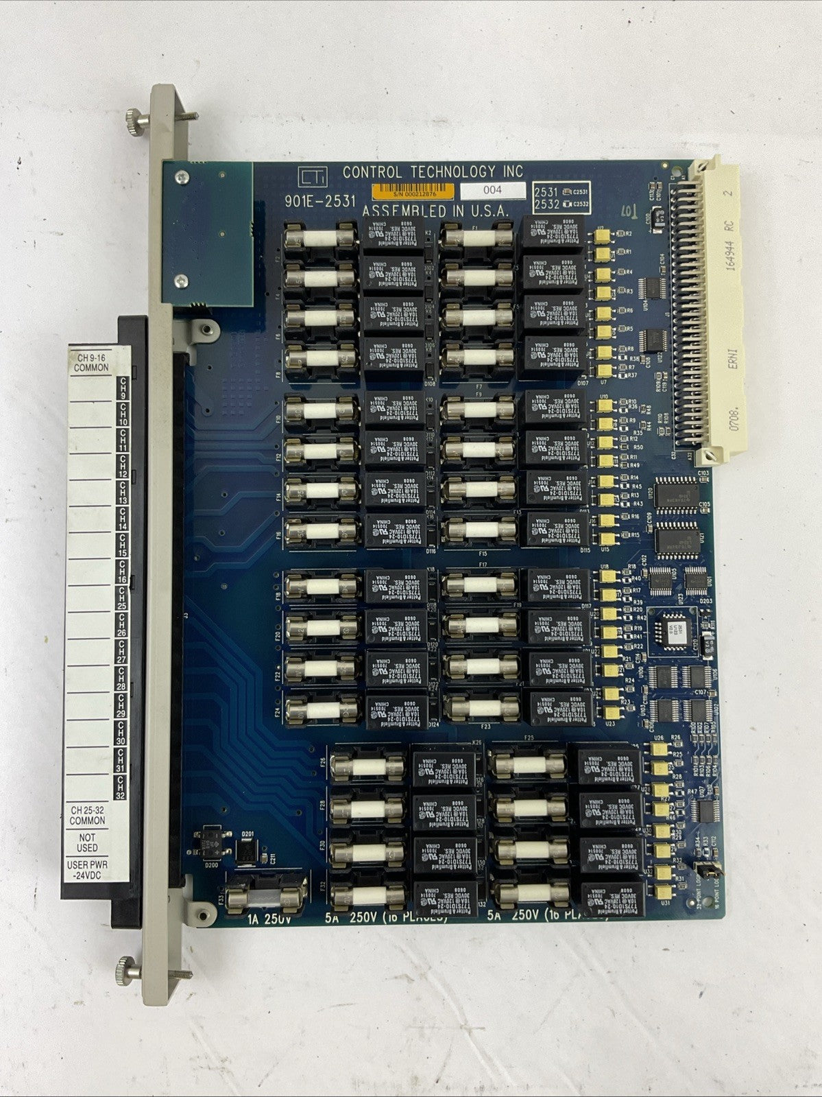 CTI CONTROL TECHNOLOGY 901E-2531 RELAY OUTPUT 32PT
