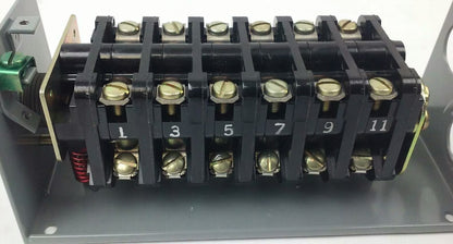 ALLEN BRADLEY 806-A62 SER. A, REVERSING DRUM SWITCH, 10A @ 600VAC,1A @ 115VDC