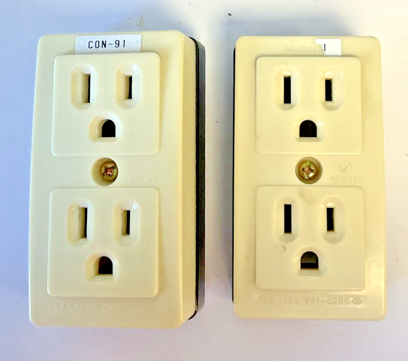 NATIONAL WK3004K RECEPTACLE/ PLUG 15A 125V 41-5286 ***LOTOF2***