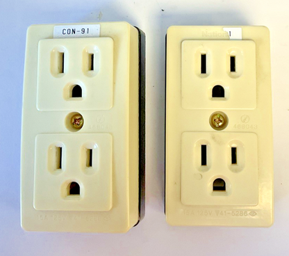 NATIONAL WK3004K RECEPTACLE/ PLUG 15A 125V 41-5286 ***LOTOF2***