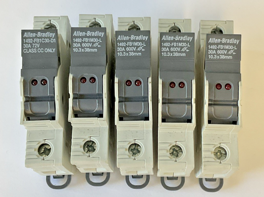 ALLEN BRADLEY 1492-FB1M30-L FUSE HOLDER SER.B 30A 600V  ***LOTOF5***