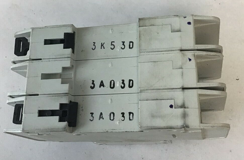 EATON WMZT3D03 CIRCUIT BREAKER 3A 480Y/277VAC 10KA 3 POLE 50/60HZ