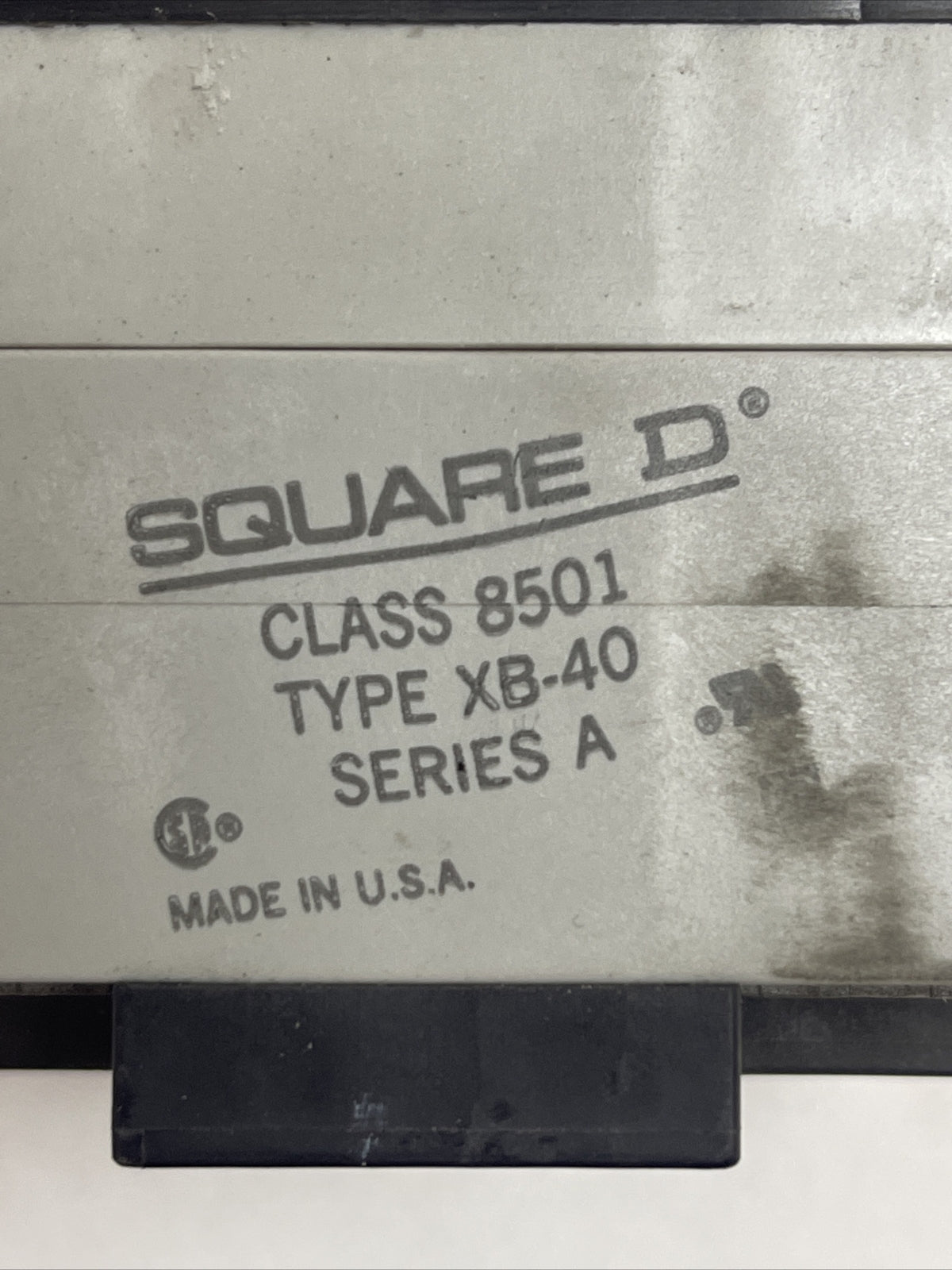 SQUARE D CLASS 8501 TYPE XB-40 INDUSTRIAL CONTROL RELAY FORM MV SERIES A