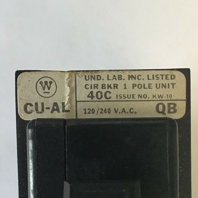 WESTINGHOUSE QB 1POLE 15A 120/240VAC ****LOTOF4****