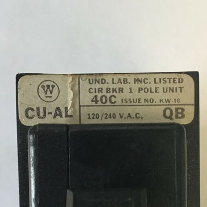 WESTINGHOUSE QB 1POLE 15A 120/240VAC ****LOTOF4****
