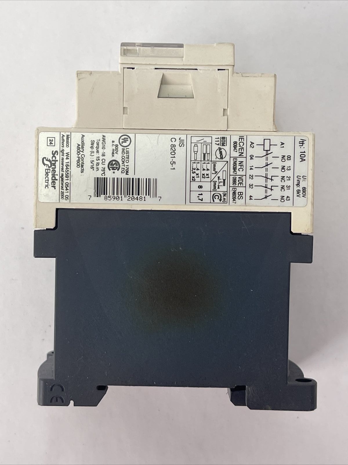 TELEMECANIQUE / SQUARE D CAD32BD CONTACTOR 600VAC 10AMP COIL 24VDC (LOT OF 5)