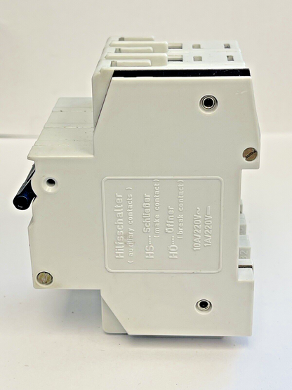 FUJI - CP6 3DU8 -8A MANUAL MOTOR CONTROLLER - 480/277 VAC & CP6 H1U AUX CONTACT