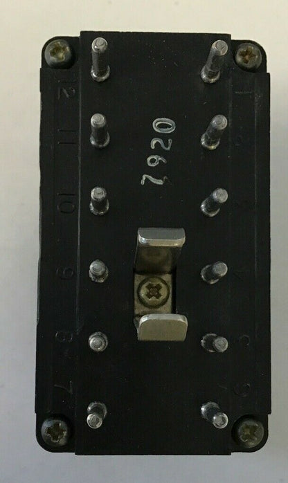 STRUTHERS-DUNN C219BBXP RELAY 115-125VDC CONT. DPDT&2 N.O.