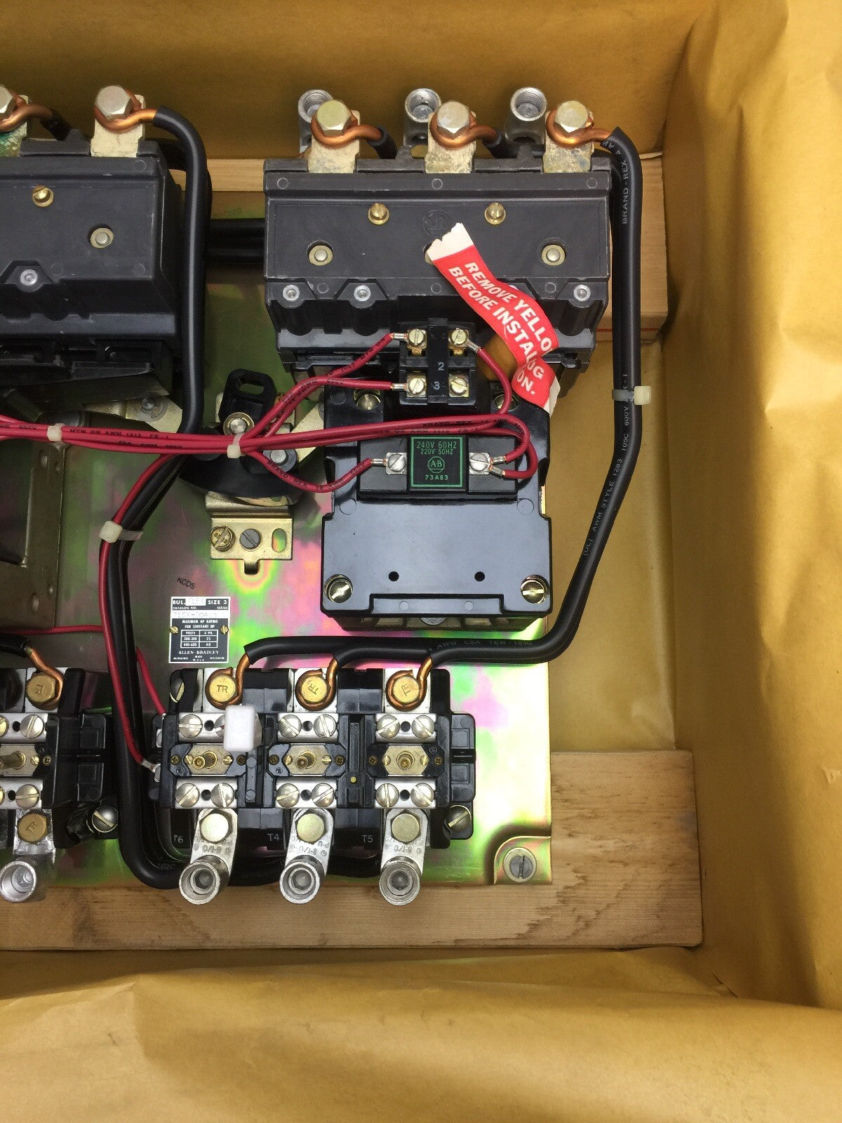 ALLEN BRADLEY 715XDOA13 TWO-SPEED STARTER CONSEQUENT POLE 3 PHASE SIZE 3 NEMA 0