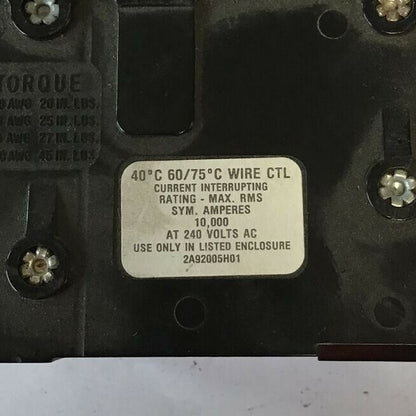 CHALLENGER C320 CIRCUIT BREAKER 20AMP 240VAC 3POLE