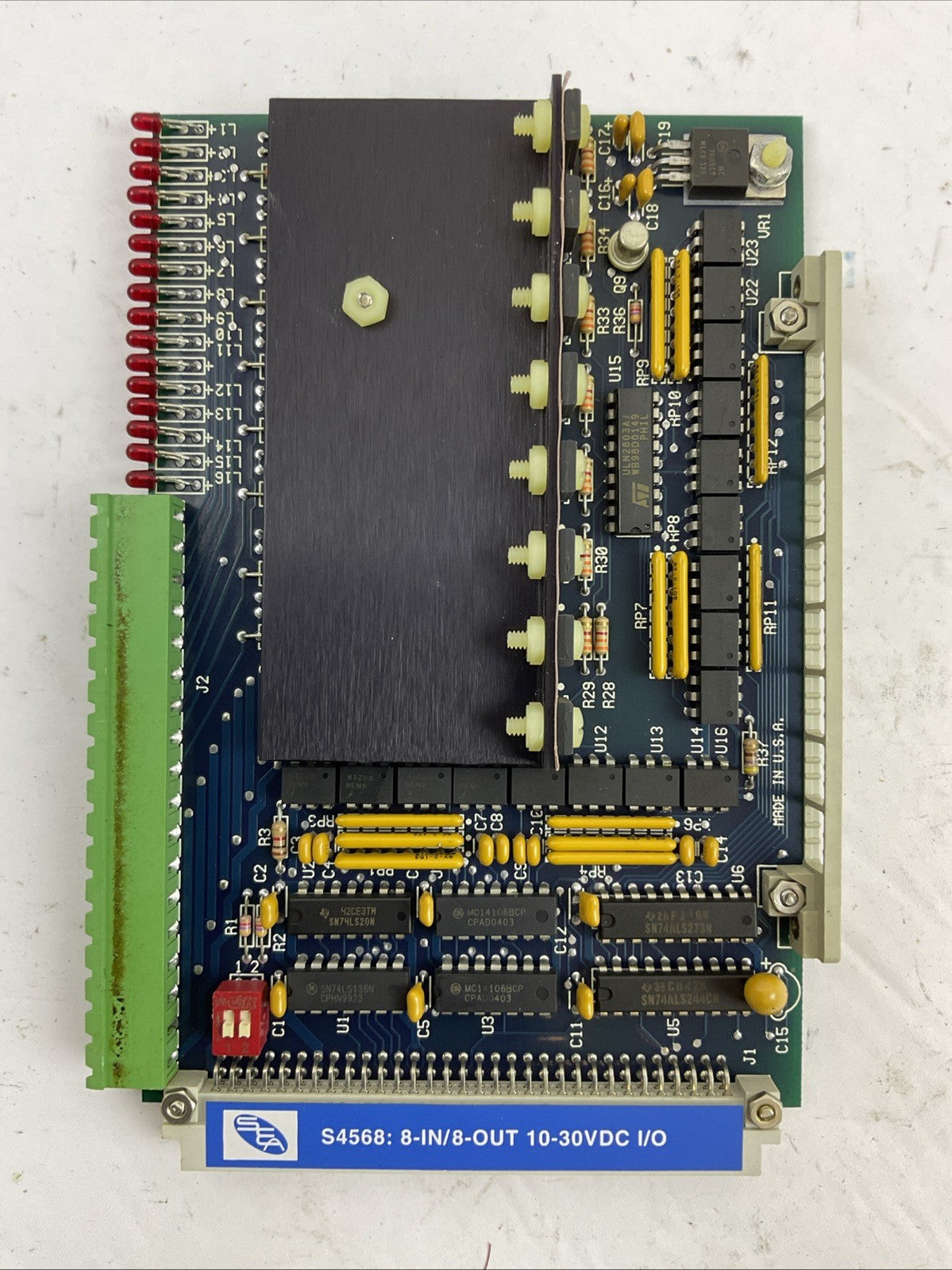 SEA S4568 DIGITAL I/O CIRCUIT BOARD 8-IN / 8-OUT 10-30VDC