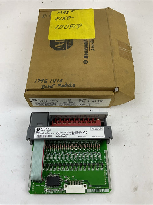 ALLEN BRADLEY 1746-IV16 SER C SLC500 INPUT MODULE