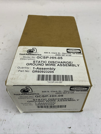 HUBBELL GCSP-HH-05 STATIC DISCHARGE / GROUND WIRE ASSEMBLY GR60923205