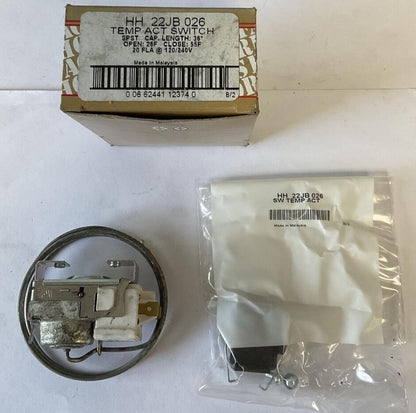 UNITED TECHNOLOGIES HH 22JB 026 TEMP ACT SWITCH 120/240V 20FLA