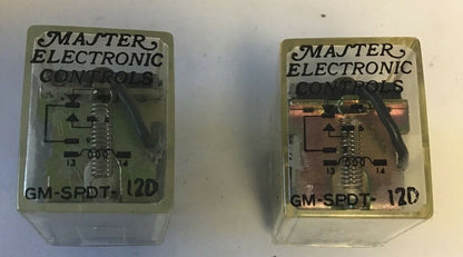 MASTER ELECTRONICS GM-SPDT-12D RELAY ***LOTOF2***