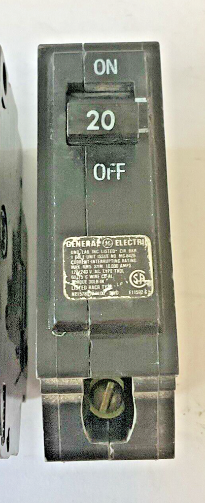 GENERAL ELECTRIC THQL1130 (2X), THQL1120 CIRCUIT BREAKER 120/240VAC**LOTOF3**