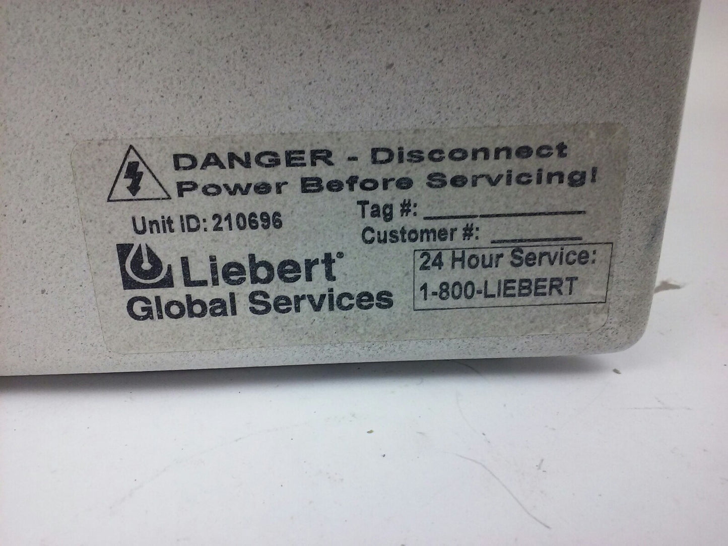 LIEBERT INTERCEPTOR SERIES SURGE SUPPRESSION S277Y111R-06 3PH 277/480V 50/60HZ