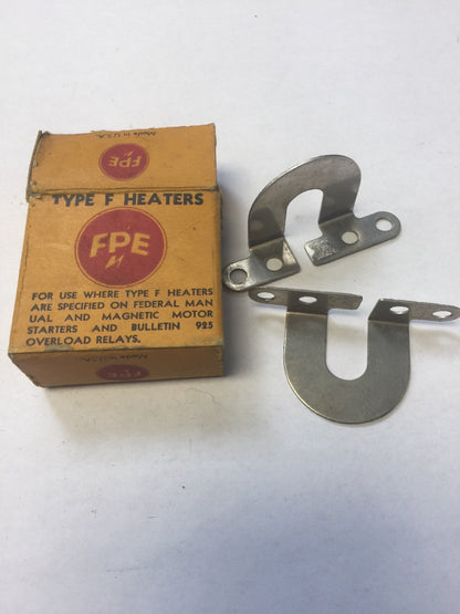 FEDERAL TYPE F HEATERS TRIP RATING 71.0 AMPS
