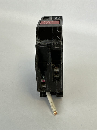 GE THQB1120GF GROUND FAULT CIRCUIT BREAKER 20AMP 120VAC 1P