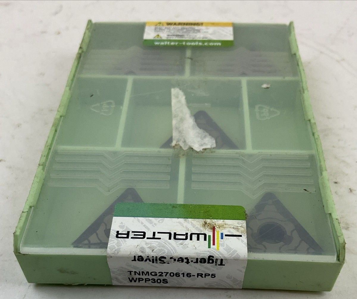 WALTER TNMG270616-RP5 WPP30S TNMG544-RP-5 CARBIDE INSERT TIGER-TEC (BOX OF 5)