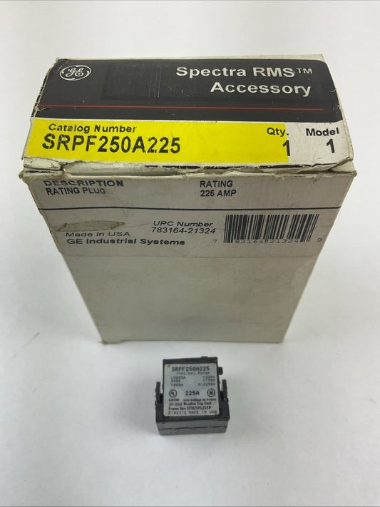 GE SRPF250A225 RATING PLUG 225AMP