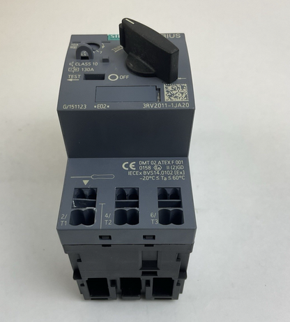 SIEMENS 3RV2011-1JA20 SIRIUS MOTOR PROTECTOR CIRCUIT BREAKER 7-10A 600V