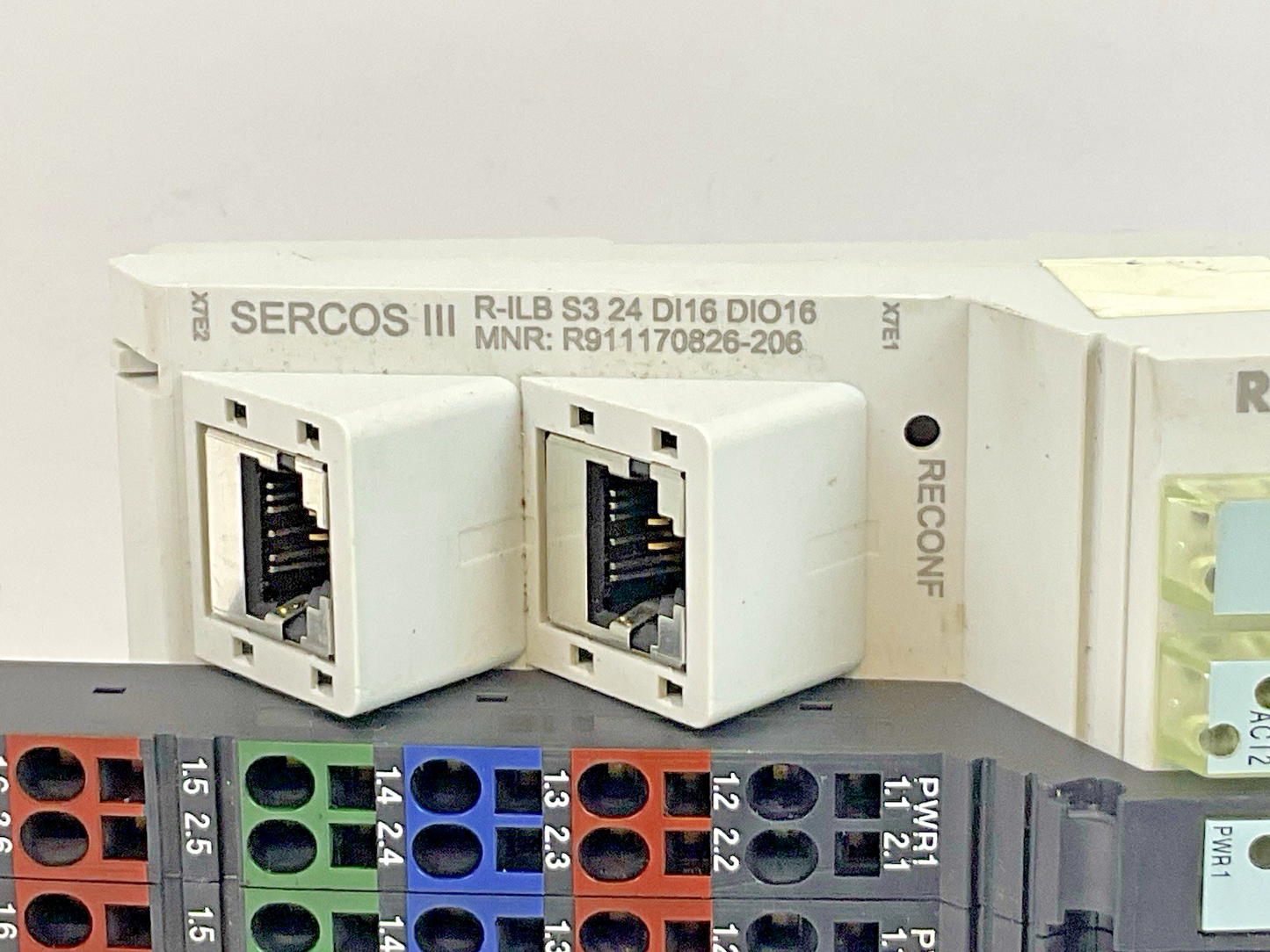 Rexroth SERCOS III R-ILB S3 24 DI16 DlO16 MNR:R911170826-206 INTERFACE MODULE