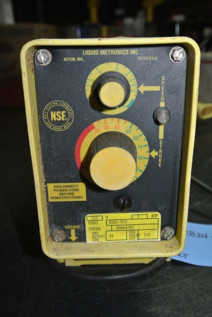 LMI MILTON ROY A151-91S ELECTROMAGNETIC DOSING / METERING PUMP 115V, 1A, 24GPD