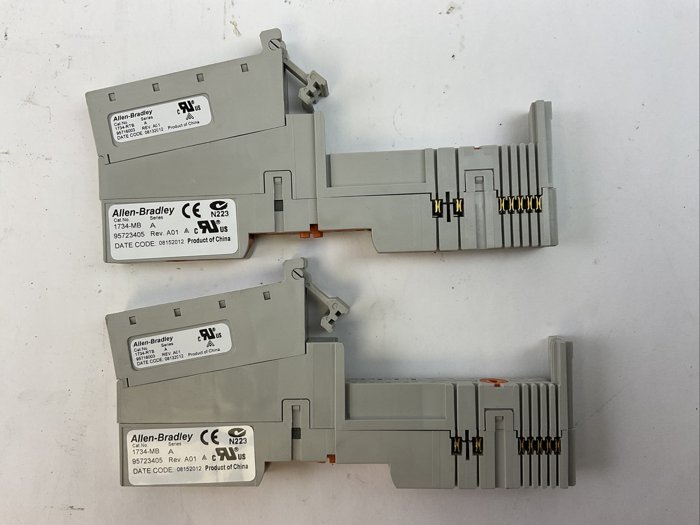 ALLEN BRADLEY 1734-MB SER A REV A01 1734-RTB SER A REV A01 (LOT OF 2)