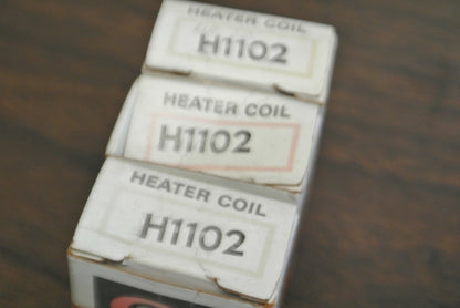 LOT of 3 / CUTLER-HAMMER H1102 HEATER ELEMENT / HEATER COIL / NEW SURPLUS
