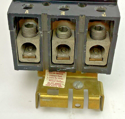 SQUARE D TYPE Q2 CIRCUIT BREAKER 225A 3POLE 240VAC