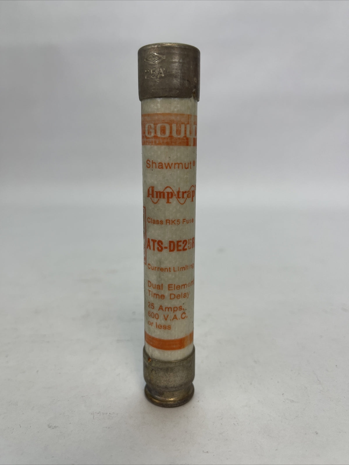 GOULD SHAWMUT ATS-DE25R AMP-TRAP CLASS RK5 FUSE 25AMP 600VAC CURRENT (LOT OF 10)