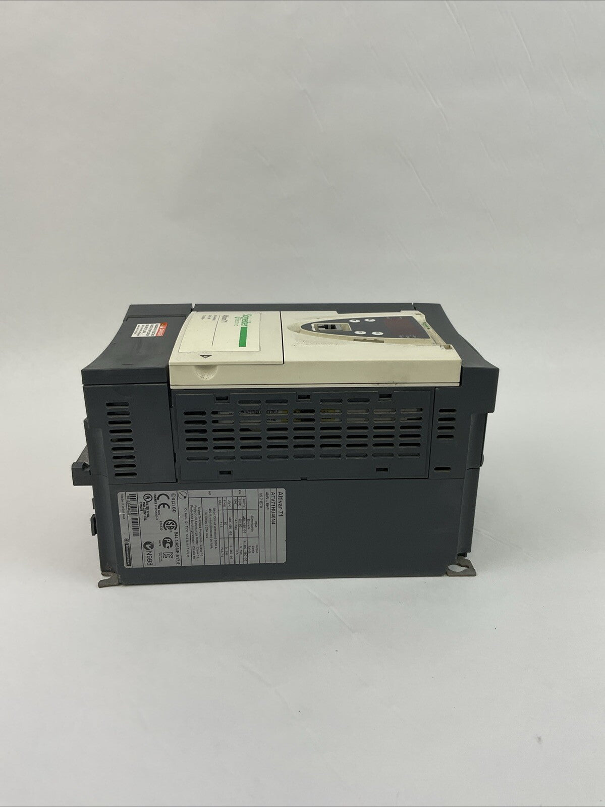 SCHNEIDER ELECTRIC ATV71HU4ON4 VARIABLE FREQUENCY DRIVE 4KW-5HP V5.7 IE70
