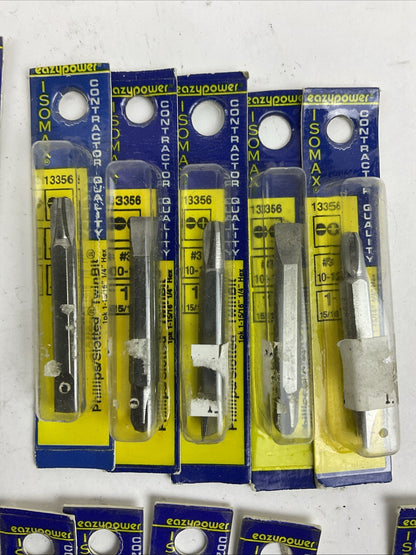 EAZYPOWER ISOMAX CONTRACTOR QUALITY PHILLIPS / SLOTTED BIT LOT