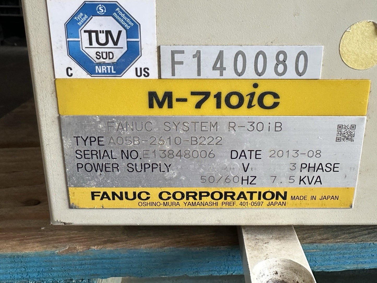 FANUC M710iC/70 ROBOT FOUNDRY PRO & R30iB CONTROLLER **ONLY 42 HOURS!!!**
