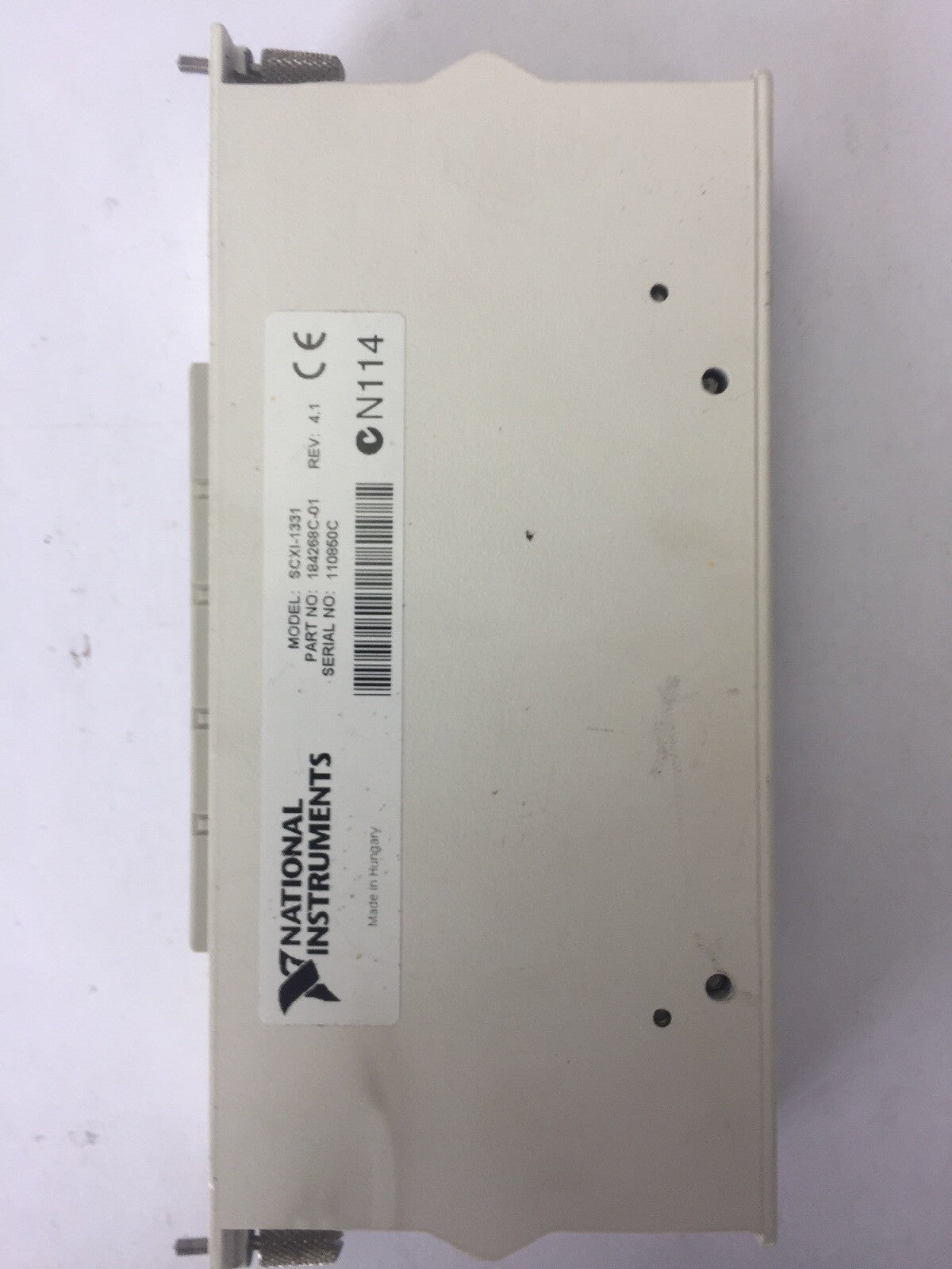 NATIONAL INSTRUMENTS SCXI-1331 250V/CAT REV 4.1