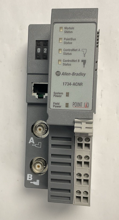 ALLEN BRADLEY 1734-ACNR ADAPTER MODULE SER.A W/1734-RTB 24VDC