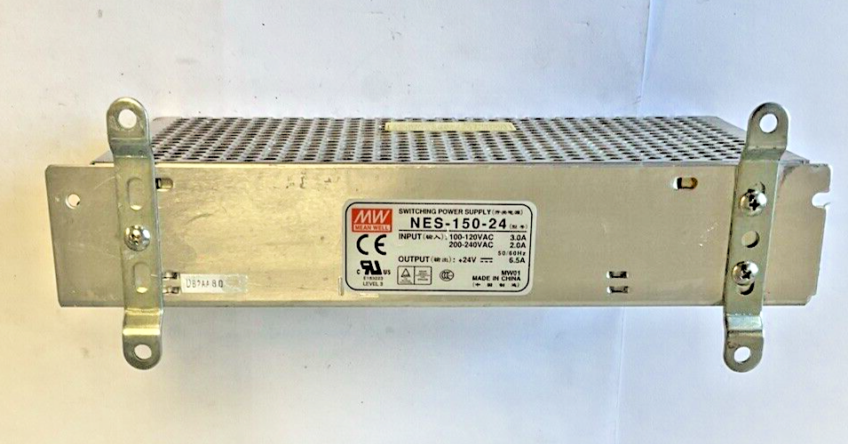 MEAN WELL NES-150-24 SWITCHING POWER SUPPLY 240VAC 50/60HZ 6.5A