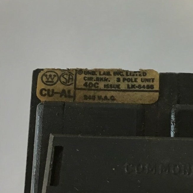 WESTINGHOUSE QPHW3030H CIRCUIT BREAKER 240VAC 3POLE