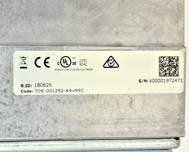 JOHNSON CONTROL VS007410A-00000 VARIABLE SPEED DRIVE HP:7.5VT 500V 50/60HZ 12A