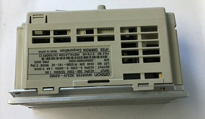 OMRON 3G3JV SYSDRIVE INVERTER 200V 3PH 0.2KW COVER IS LOOSE CLIPS **PARTS ONLY**