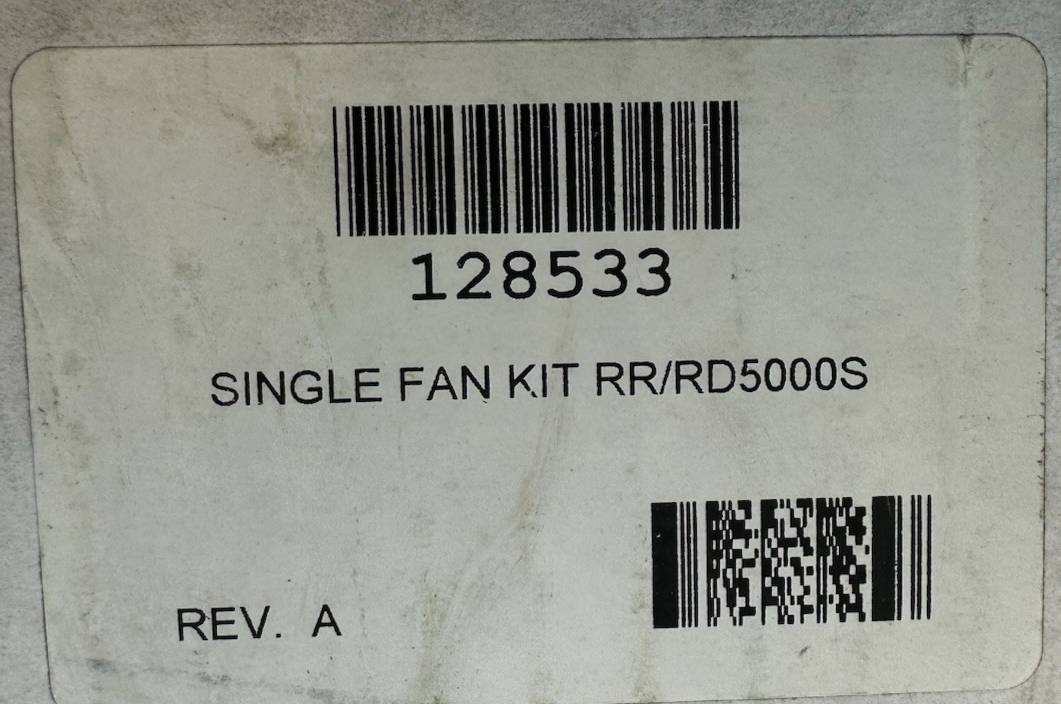CROWN INTEGRITY PARTS FORKLIFT SINGLE FAN KIT 128533 RR/RD5000S REV A