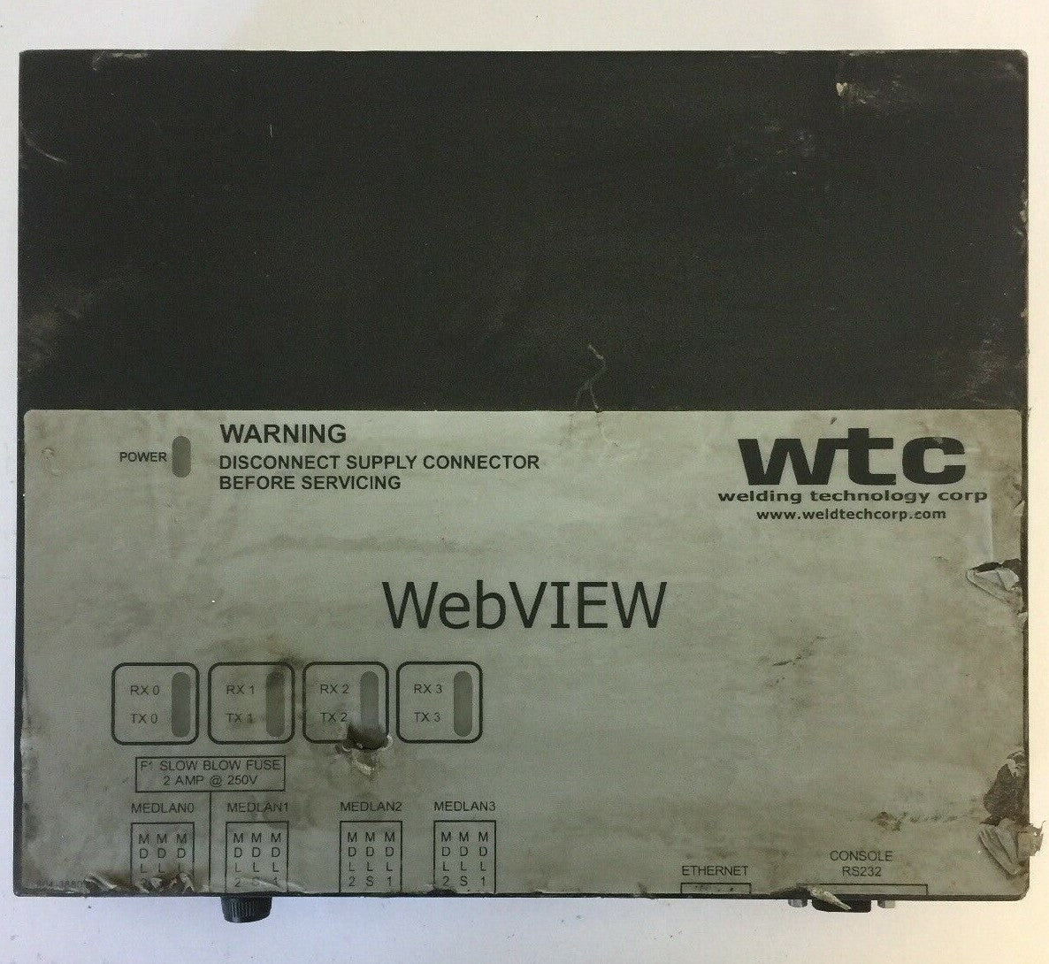WELDING TECHNOLOGY WEBVIEW-ENET 986-0054E  WELD CONTROL ETHERNET TERMINAL USIP