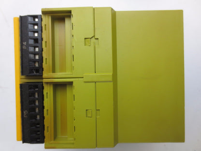 PILZ PZE 9P 777140  SAFETY RELAY - 24VAC/DC 8 n/o, 1 n/c - 9.5VA, 3.5W, 50-60Hz