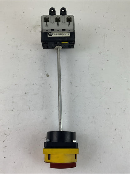 ALLEN BRADLEY 194E-A160-1753 LOAD SWITCH 600VAC 200A 3PH 60HP