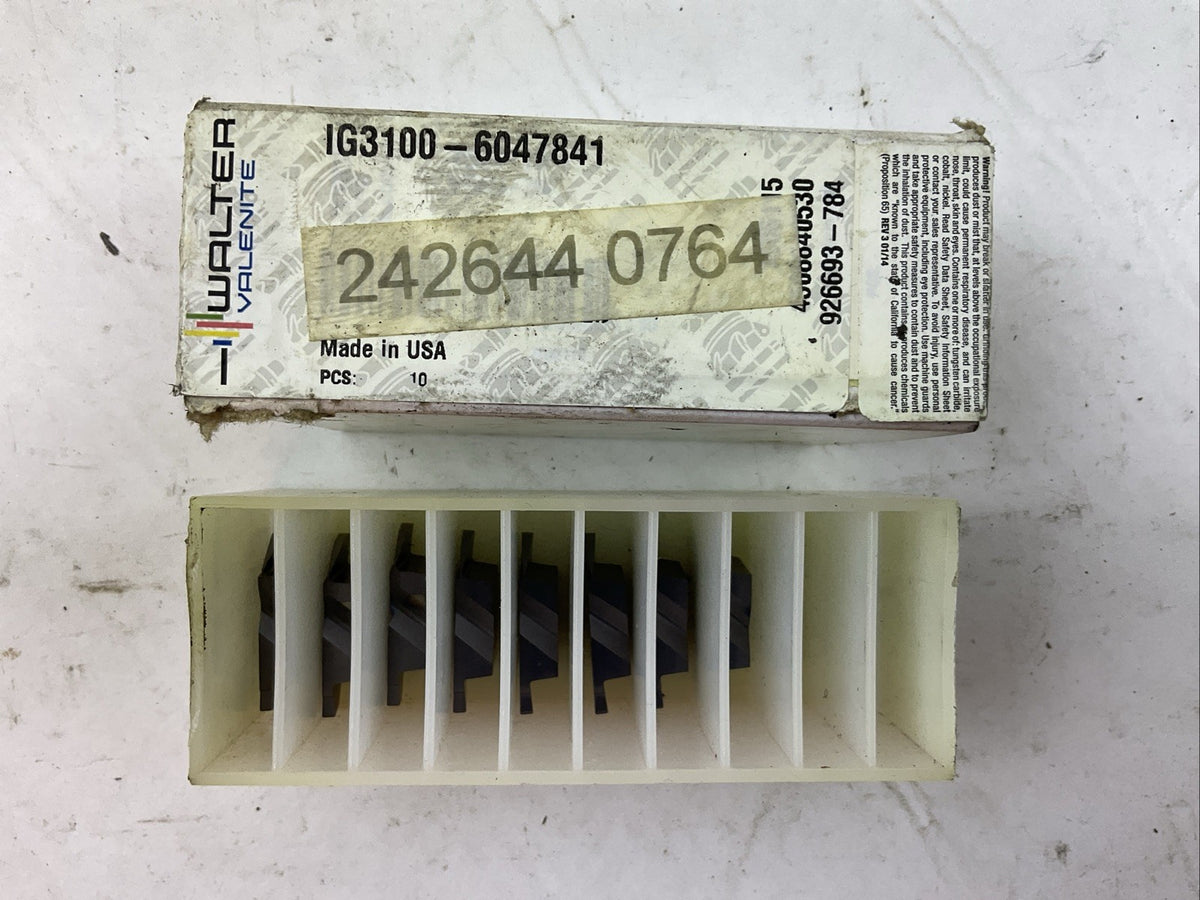 WALTER VALENITE IG3100-6047841 CARBIDE INSERT (BOX OF 8)